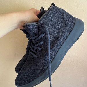 Allbirds Navy Blue Wool Sneakers for Comfort and Style